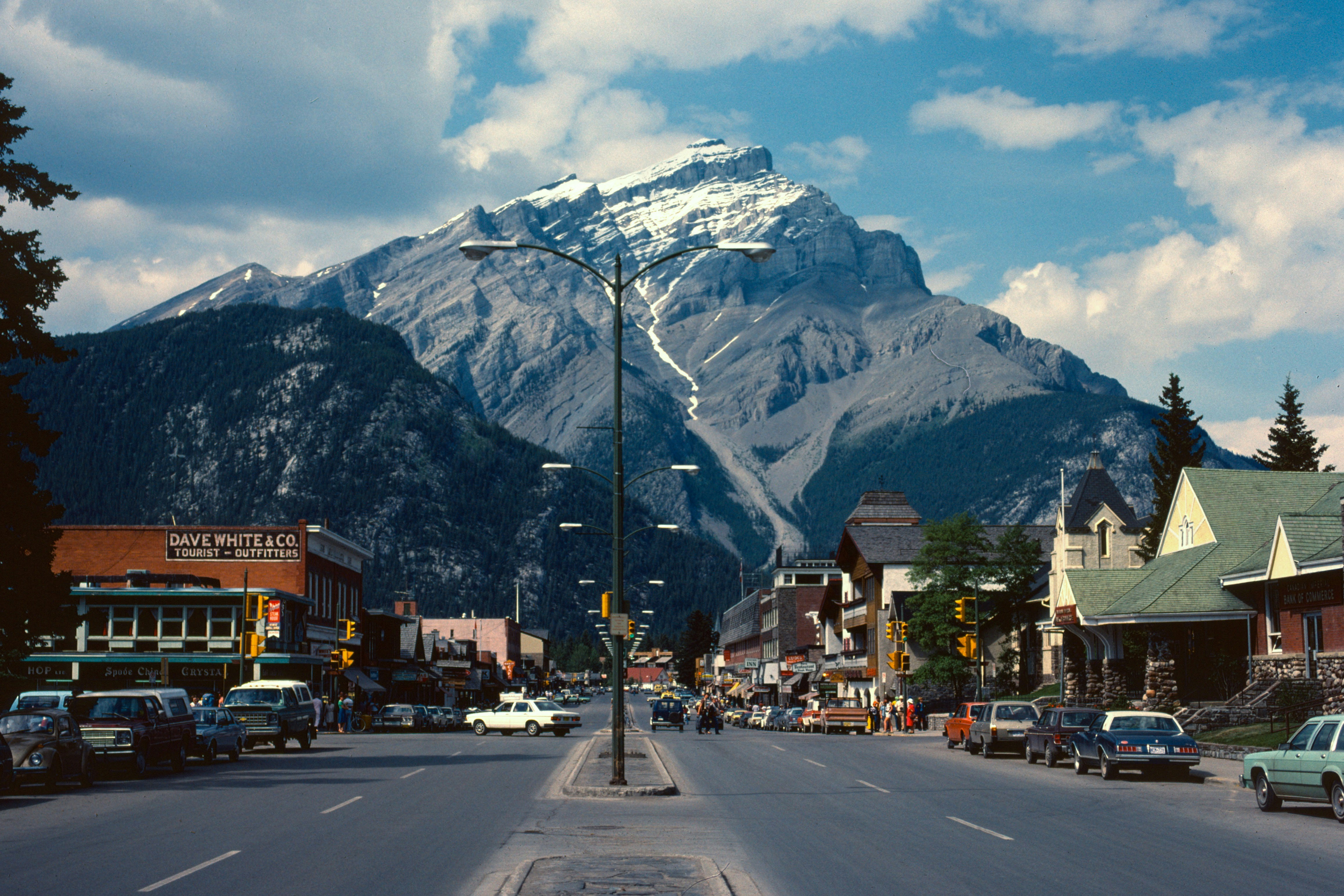 Banff mountain landscape